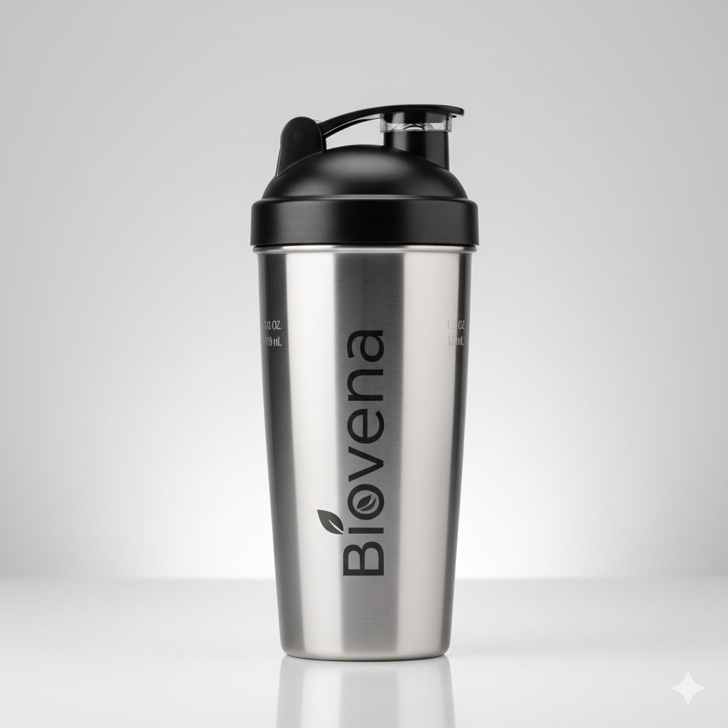 Bioneva Stainless Steel Shaker Bottle