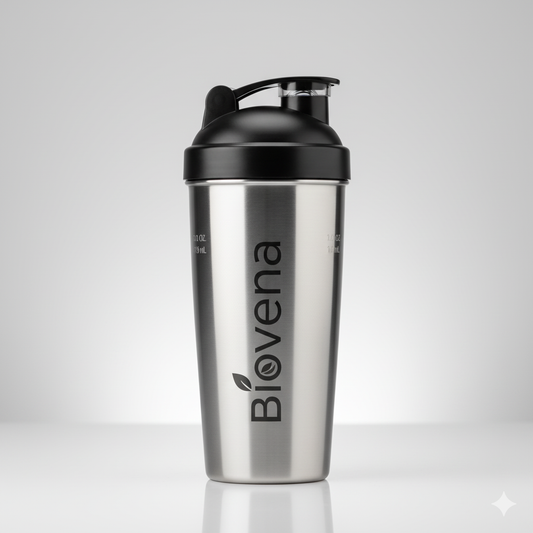 Bioneva Stainless Steel Shaker Bottle